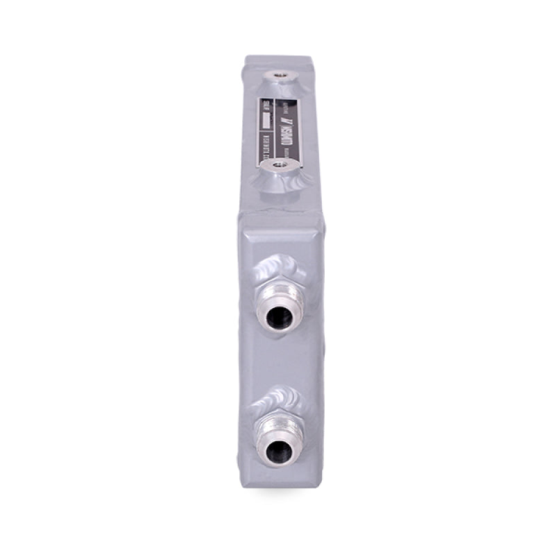 Mishimoto Universal Small Bar and Plate Dual Pass Silver Oil Cooler - eliteracefab.com