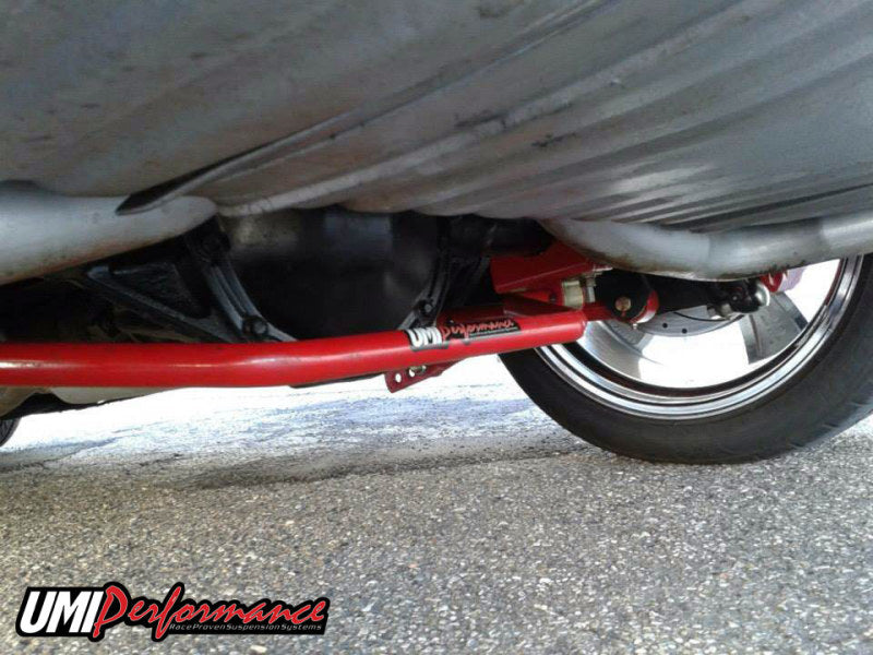 UMI Performance 64-72 GM A-Body 1in Tubular Rear Sway Bar Chassis Mounted - eliteracefab.com