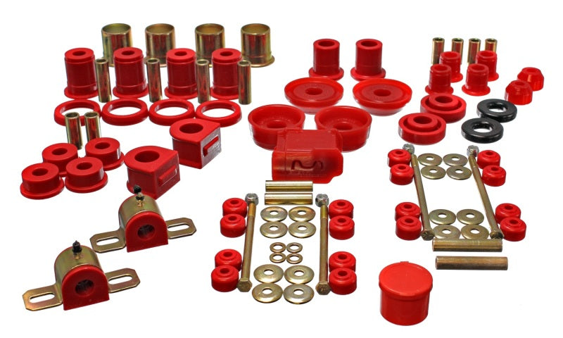 Energy Suspension 93-02 Chevrolet Camaro Red Hyper-flex Master Bushing Set - eliteracefab.com