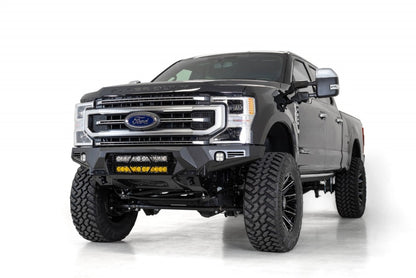 Addictive Desert Designs 17-20 Ford Super Duty Bomber Front Bumper w/ Mounts For 20in Light Bars Addictive Desert Designs