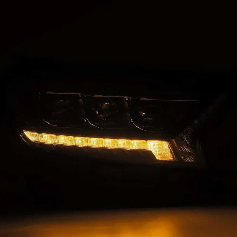 AlphaRex 880124 19-21 Ford Ranger NOVA LED Proj Headlights Plank Style Black w/Activ Light/Seq Signal/DRL AlphaRex