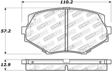 Load image into Gallery viewer, StopTech Street Touring 94-97/99-05 Miata w/Normal Suspension Front Brake Pads D635 - eliteracefab.com