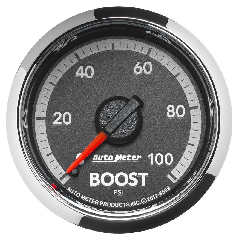 Autometer Gen4 Dodge Factory Match 52.4mm Mechanical 0-100 PSI Boost Gauge 8509