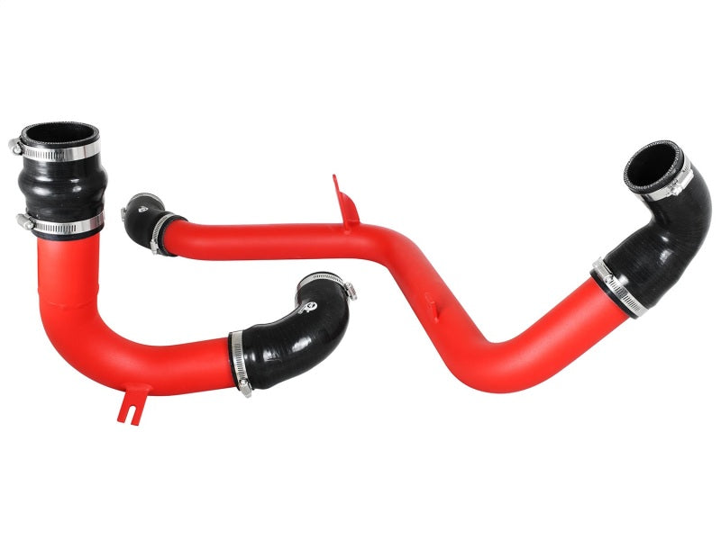 aFe BladeRunner 2.5in Red Intercooler Tubes Hot and Cold Side 12-16 Ford Focus ST 2.0L (t) - eliteracefab.com