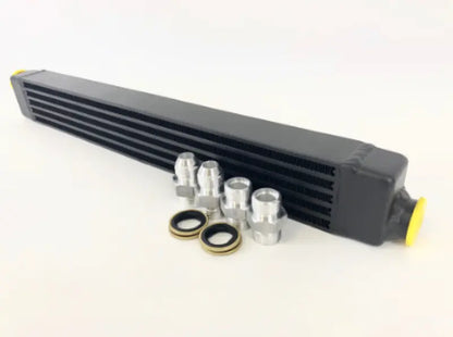 CSF Radiators High Performance Oil Cooler w/ Adjustable Fittings BMW M3 E30 86-90 - eliteracefab.com