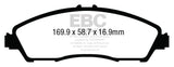 EBC Ultimax2 Front Brake Pads - UD1723