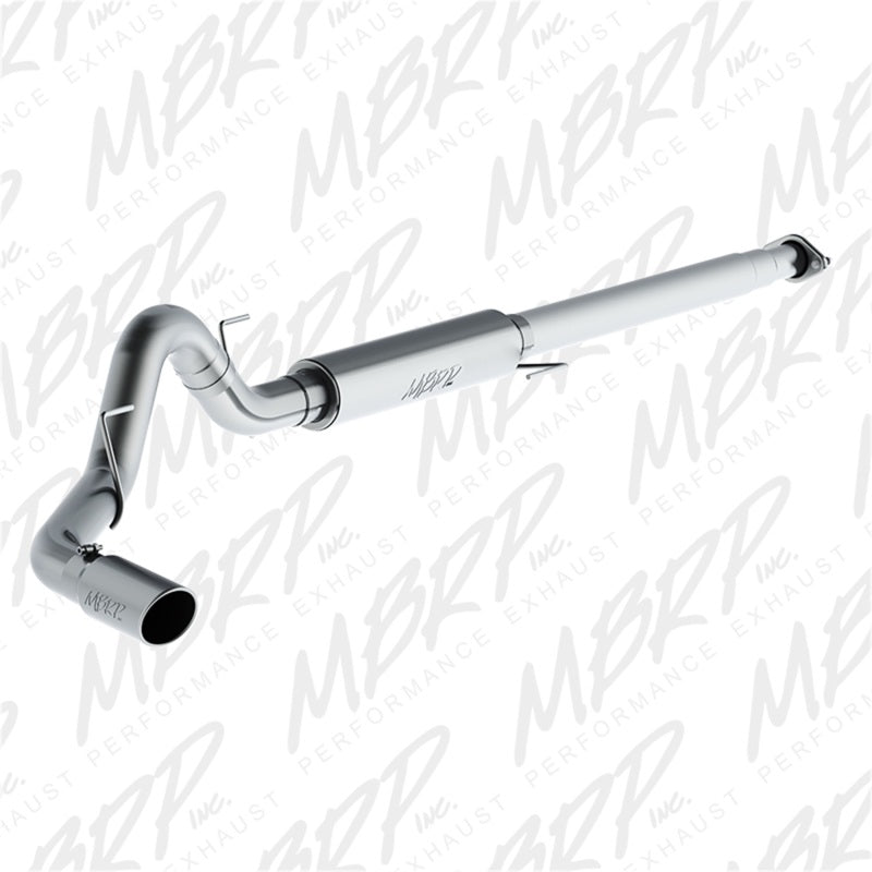 MBRP 2015 Ford F-150 2.7L / 3.5L EcoBoost 4in Cat Back Single Side T304 Exhaust System - eliteracefab.com