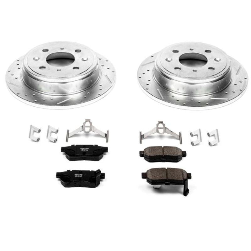 Power Stop 90-01 Acura Integra Rear Z23 Evolution Sport Brake Kit - eliteracefab.com