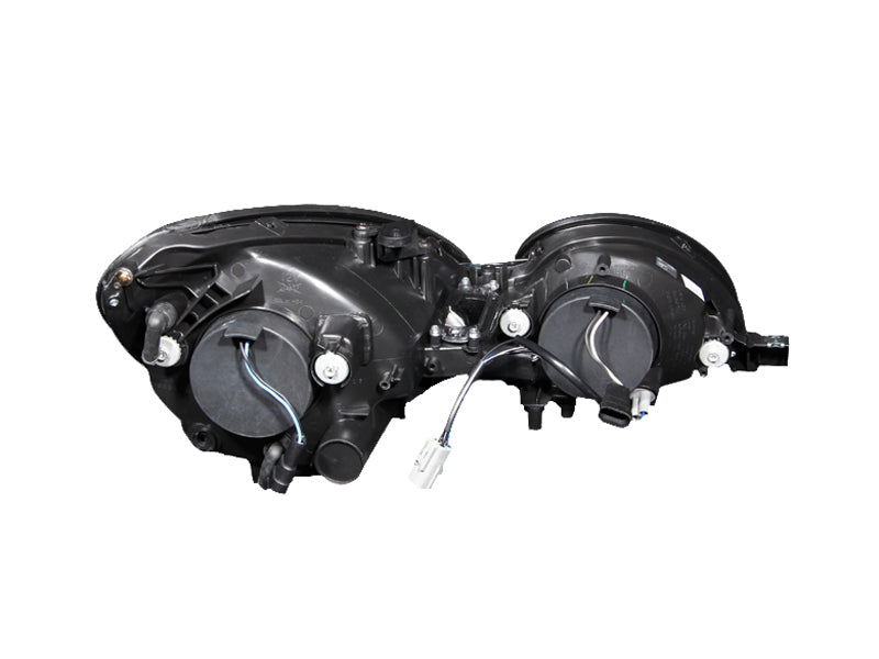 ANZO USA Lexus Gs300 Projector Headlights W/ Halo Black; 1998-2005 - eliteracefab.com