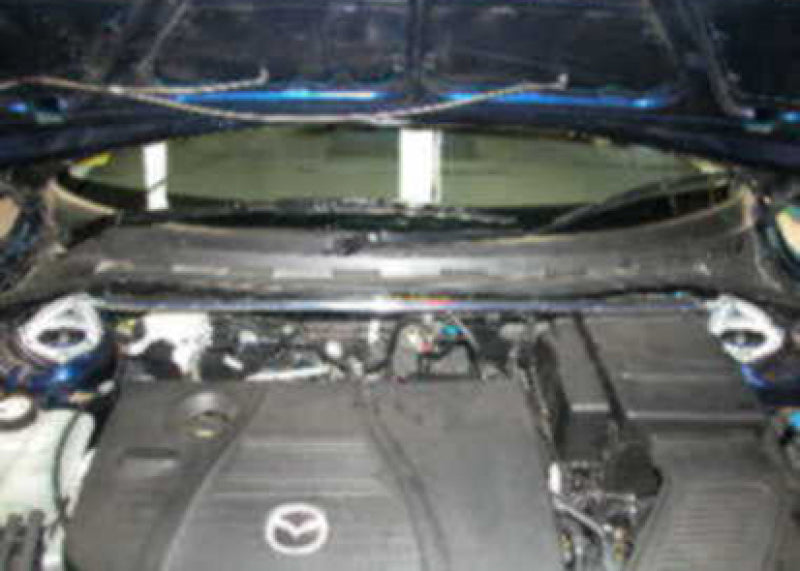 Whiteline 04-09 Mazda 3 BK Front Adjustable Strut Tower Brace - eliteracefab.com