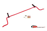 BMR SWAY BAR KIT REAR SOLID 22MM W/BUSHINGS & BILLET LINKS RED (05-10 MUSTANG/GT500) SB023R