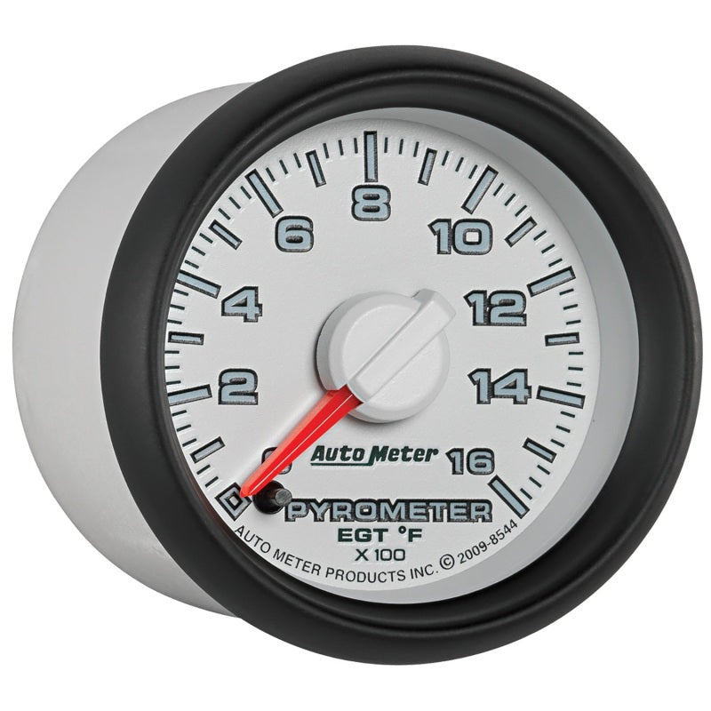 AutoMeter GAUGE; PYRO. (EGT); 2 1/16in.; 1600deg.F; STEPPER MOTOR; RAM GEN 3 FACT. MATCH Dodge 2003-2009 - eliteracefab.com