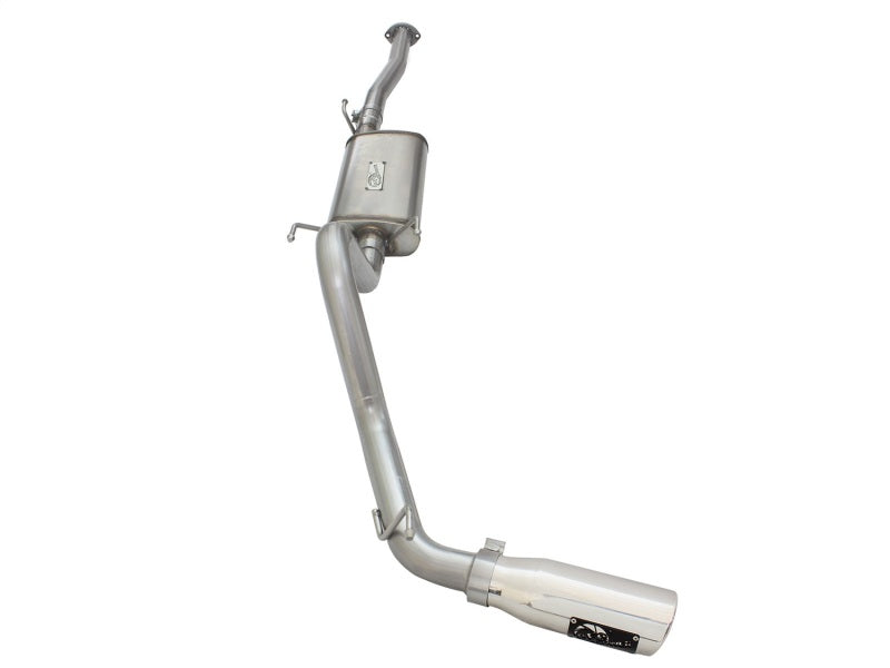 aFe MACH Force XP 2.5in Cat-Back Stainless Steel Exhaust w/Polished Tip Toyota Tacoma 13-14 2.7L aFe