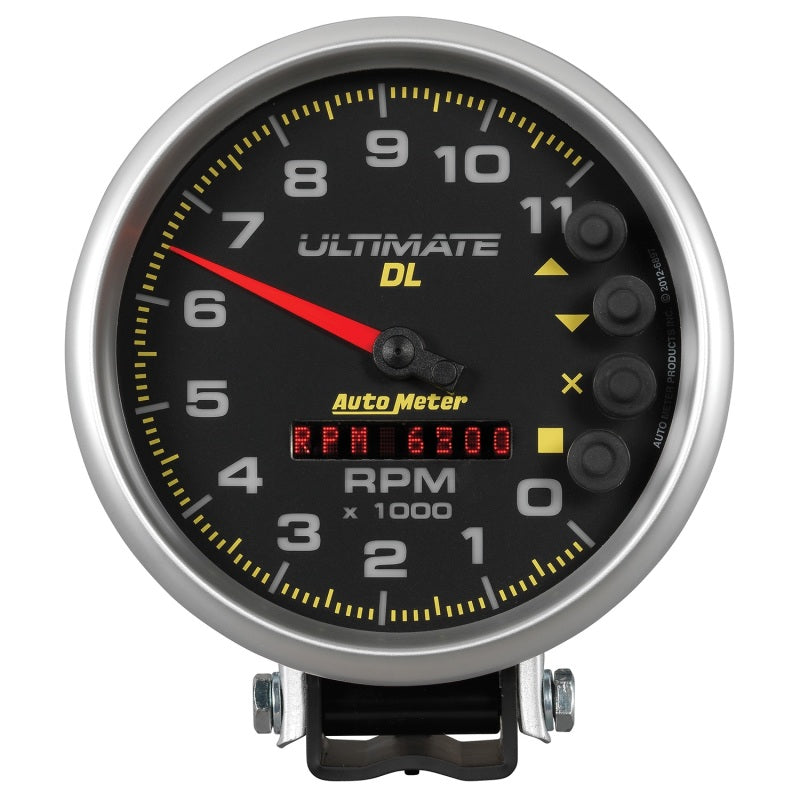 Autometer 5 inch Ultimate DL Playback Tachometer 11000 RPM - Black 6897