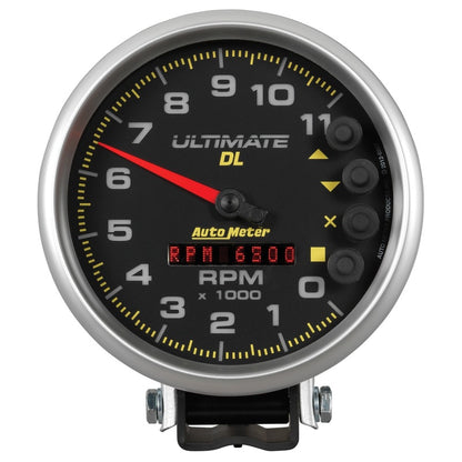 Autometer 5 inch Ultimate DL Playback Tachometer 11000 RPM - Black 6897