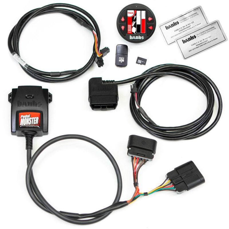 Banks Power Pedal Monster Throttle Sensitivity Booster w/ iDash Datamonster - 07-19 Ram 2500/3500 - eliteracefab.com