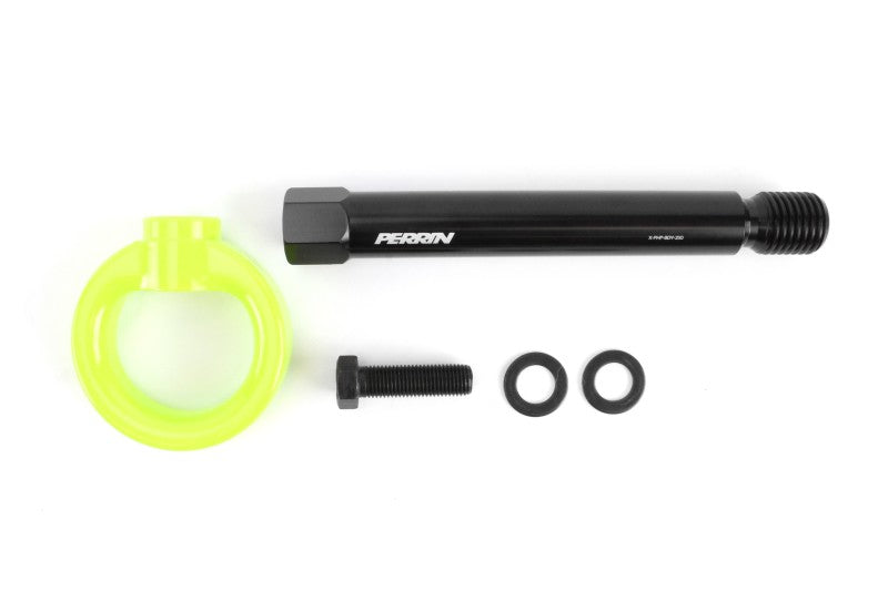 Perrin 10th Gen Civic SI/Type-R/Hatchback Tow Hook Kit (Rear) - Neon Yellow Perrin Performance