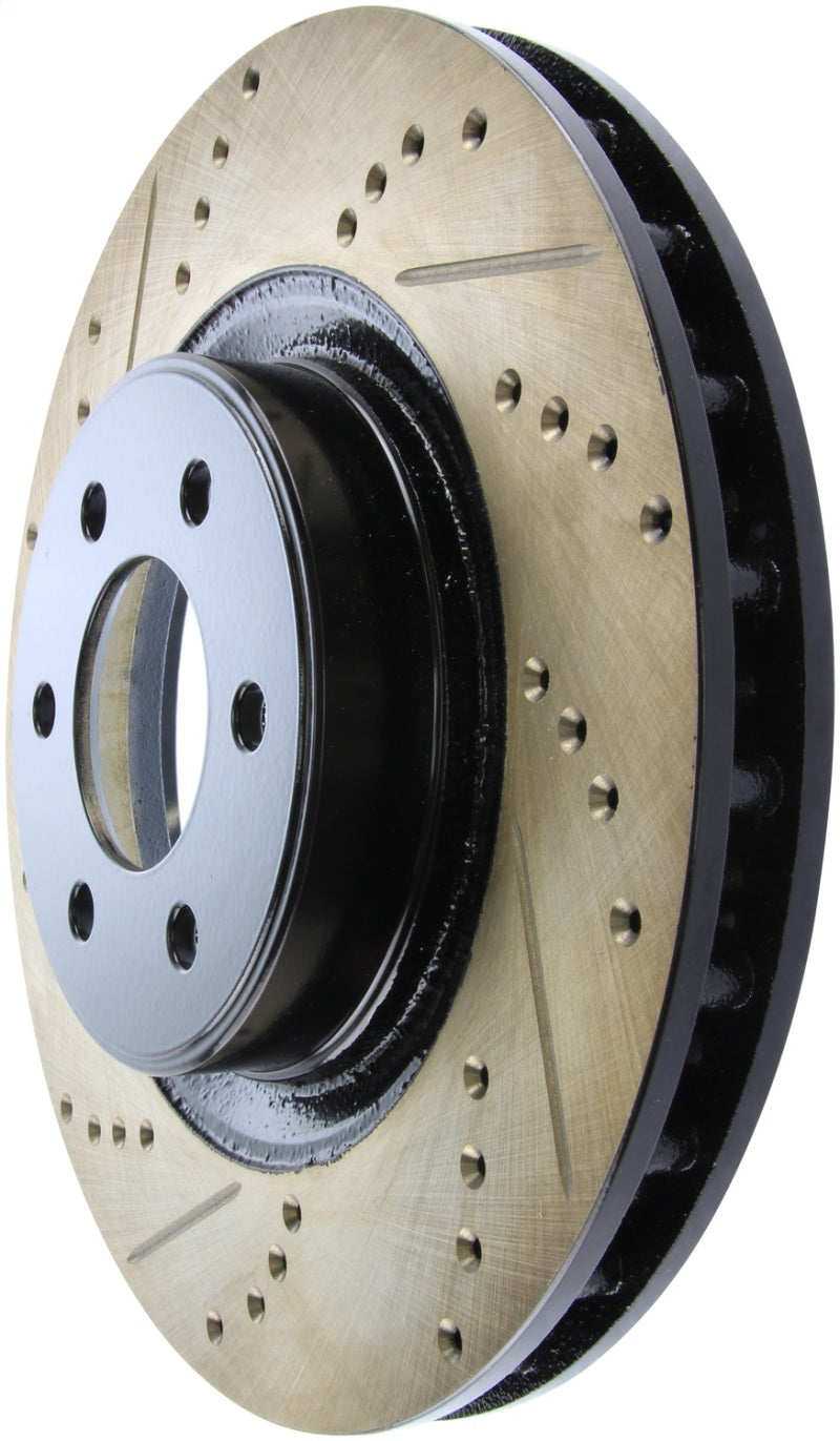 StopTech Slotted & Drilled Sport Brake Rotor - eliteracefab.com