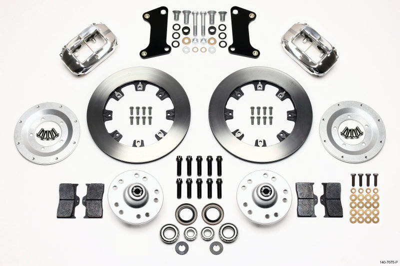 Wilwood Forged Dynalite Front Kit 12.19in Polished 67-69 Camaro 64-72 Nova Chevelle Wilwood
