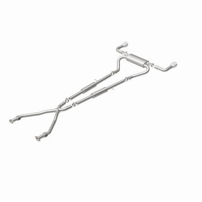 MagnaFlow 14 Infiniti Q50 V6 3.7L Cat-Back Polished Stainless Tips Dual Split Rear Exit Exhaust Magnaflow