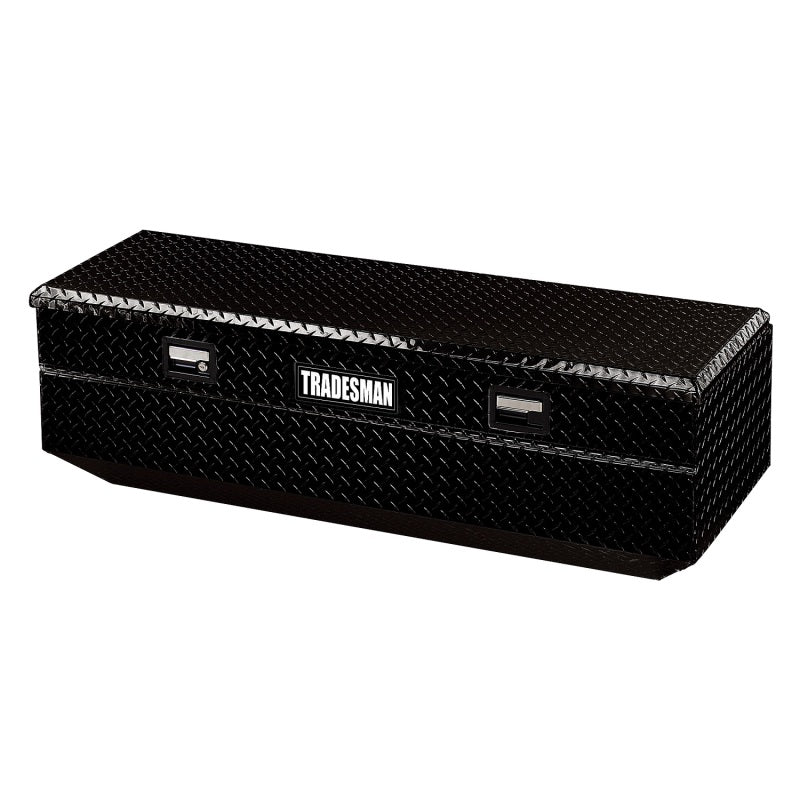 Tradesman Aluminum Flush Mount Truck Tool Box (56in.) - Black Tradesman