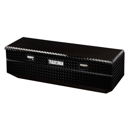 Tradesman Aluminum Flush Mount Truck Tool Box (56in.) - Black Tradesman