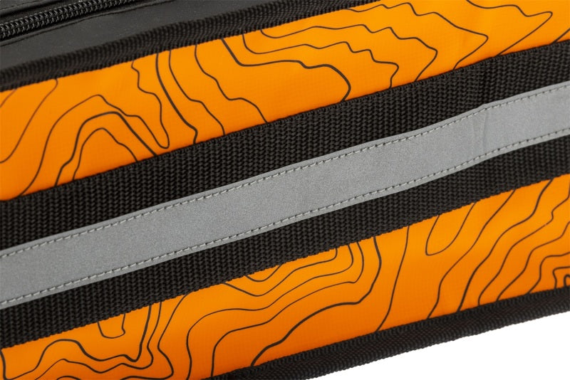 ARB Micro Recovery Bag Orange/Black Topographic Styling PVC Material - eliteracefab.com