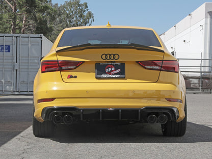 aFe MACHForce XP 3in-2.5in 304SS Exhaust Cat-Back 15-20 Audi S3 L4-2.0L (t) - Black Tips aFe