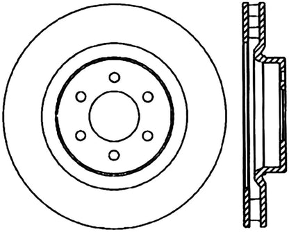 StopTech Power Slot 92-02 Dodge Viper Front Right Cryo Slotted Rotor Stoptech
