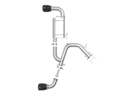 aFe Takeda Exhaust Axle-Back 19-20 Hyundai Veloster N 304SS Black Dual Tips Exhaust - eliteracefab.com