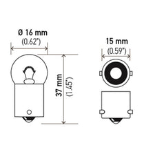 Load image into Gallery viewer, Hella Bulb 57 12V 3W BA9s G4.5