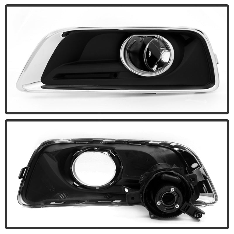 Spyder Chevy Malibu 2012-2015 OEM Fog Light W/Universal Switch- Clear FL-CMA2012-C - eliteracefab.com