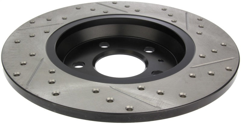 STOPTECH POWER SLOT 09-10 AUDI A4/A4 QUATTRO / 08-10 A5 / 10 S4 REAR RIGHT DRILLED & SLOTTED ROTOR, 127.33127R - eliteracefab.com