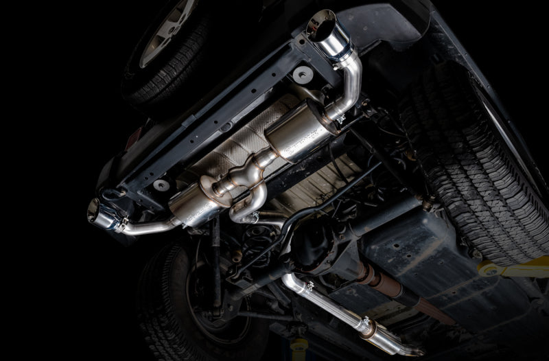 AWE Tuning 07-18 Jeep Wrangler JK/JKU 3.6L Tread Edition Axle-Back Dual Exhaust - Chrome Silver Tips AWE Tuning