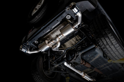 AWE Tuning 07-18 Jeep Wrangler JK/JKU 3.6L Tread Edition Axle-Back Dual Exhaust - Chrome Silver Tips AWE Tuning