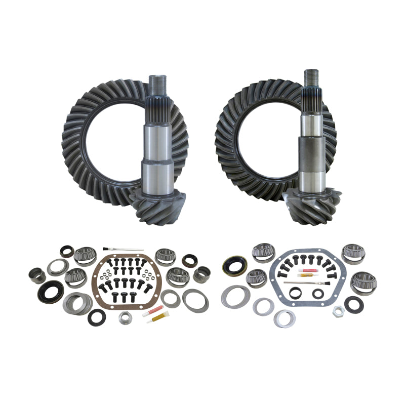 Yukon Gear Gear & Install Kit Package For Jeep JK (Non-Rubicon) in a 4.56 Ratio - eliteracefab.com