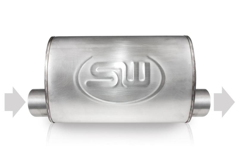 Stainless Works 2.25in ID OFFSET INLET/ 2.25in OD OFFSET OUTLET (ON SAME SIDE) 4inX8in Stainless Works