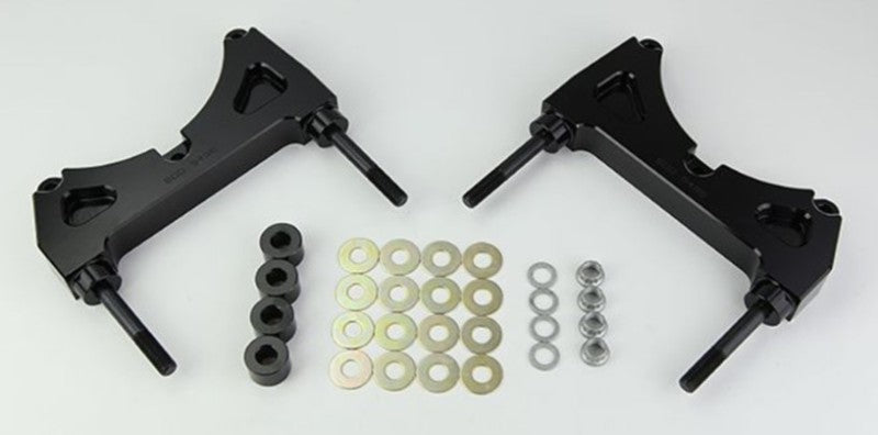 Wilwood Brackets (2) - w/Mounting Kit - SL4R - P-Brake Kit 14in Rotor Wilwood
