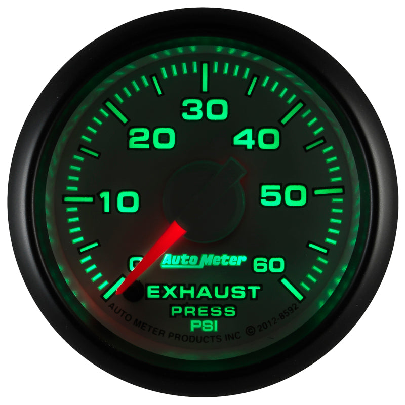 AutoMeter Gauge Exhaust Press. 2-1/16in. 60PSI Stepper Motor Ram Gen 3 Factory Match 8592