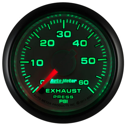 AutoMeter Gauge Exhaust Press. 2-1/16in. 60PSI Stepper Motor Ram Gen 3 Factory Match 8592