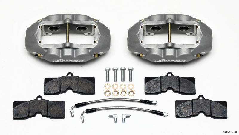 Wilwood D8-4 Rear Caliper Kit Clear Corvette C2 / C3 65-82 - eliteracefab.com