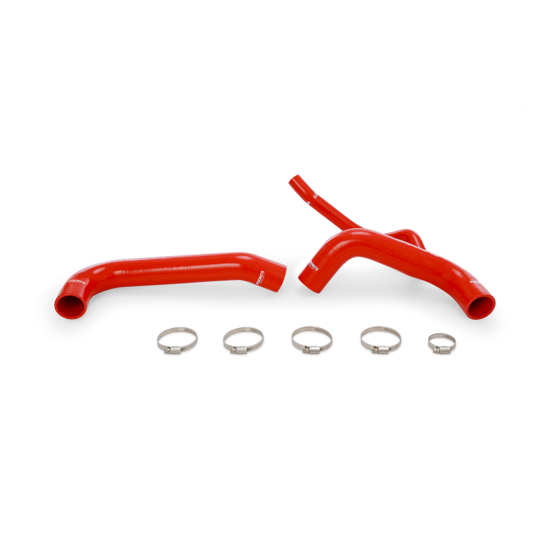 Mishimoto 2015+ Dodge Challenger / Charger SRT Hellcat Silicone Radiator Hose Kit - Red - eliteracefab.com