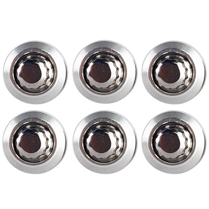 BLOX Racing New Fender Washers Kit M6 12pt - 6pc Large Diameter Silver BLOX Racing