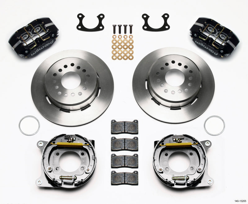 Wilwood Dynapro Dust-Boot P/S Park Brake Kit Small Ford 2.66in Offset Wilwood