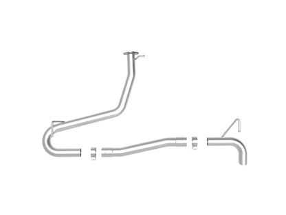 aFe Takeda 2-1/2in 304 SS Axle-Back Exhaust (No Muffler) 18-21 Hyundai Kona L4 1.6L (t) aFe