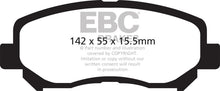 Load image into Gallery viewer, EBC 12+ Mazda CX-5 2 Greenstuff Front Brake Pads - eliteracefab.com