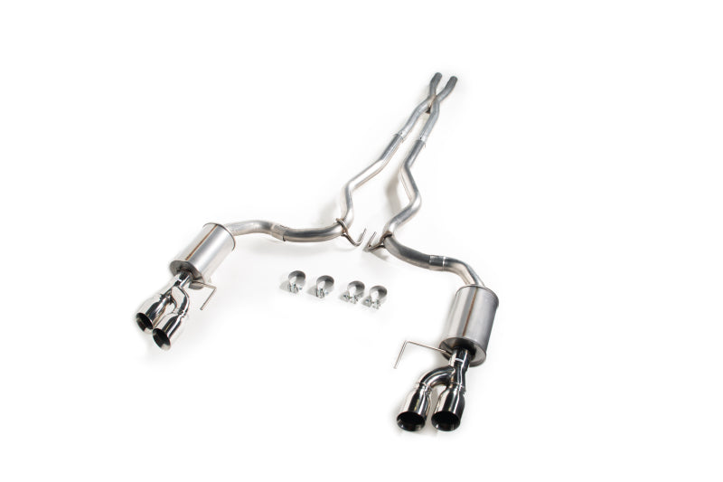 ROUSH 2018-2019 Ford Mustang 5.0L V8 Cat-Back Exhaust Kit (Fastback Only) - eliteracefab.com