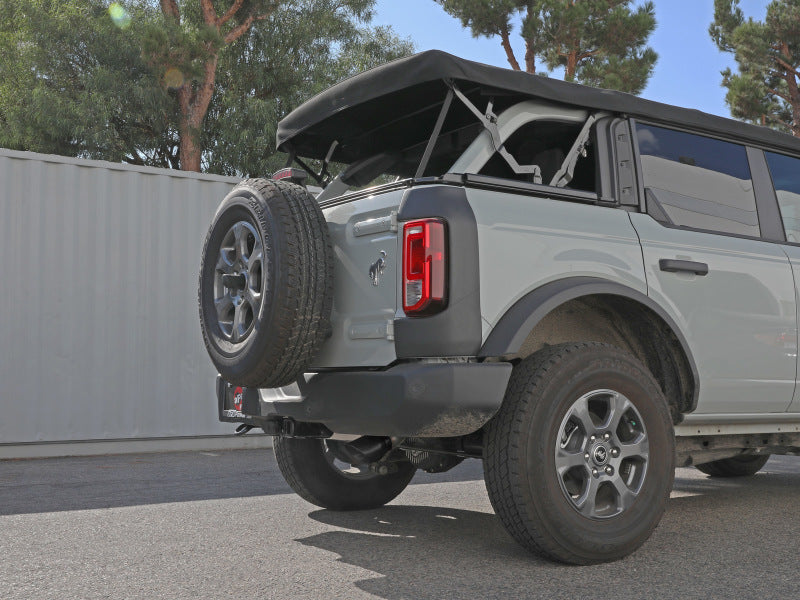 aFe Apollo GT 3in 409 SS Cat-Back Exhaust 2021 Ford Bronco L4-2.3L (t)/V6-2.7L (tt) w/ Black Tip - eliteracefab.com