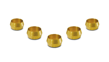 Vibrant Performance Pack of 2, Brass Olive Inserts, Size 5/8in, Performance Automotive Fabrication, for Performance Automotive Builds - Part 16469