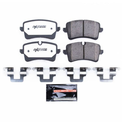 Power Stop 12-18 Audi A6 Rear Z26 Extreme Street Brake Pads w/Hardware - eliteracefab.com